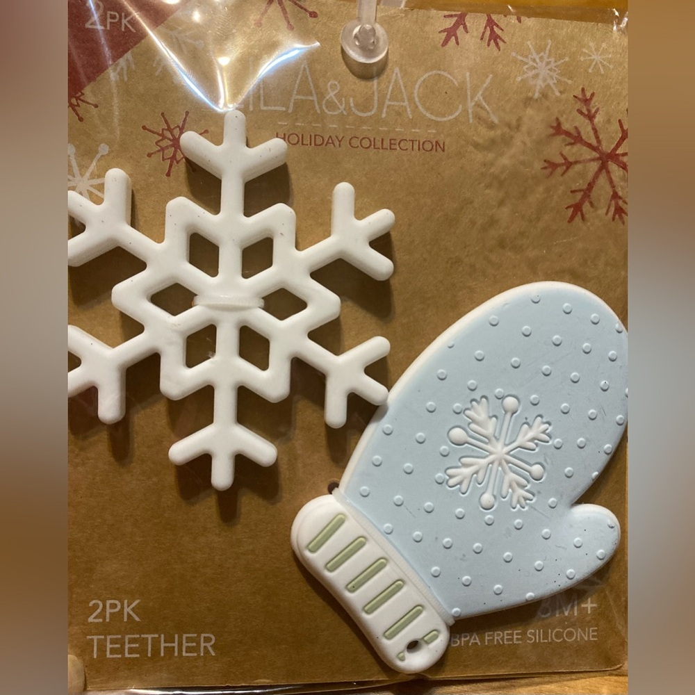 NWT Lila & Jack 2 Pack Silicone Teethers
